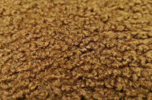 Пальтовая ткань с ворсом, коричневая 2