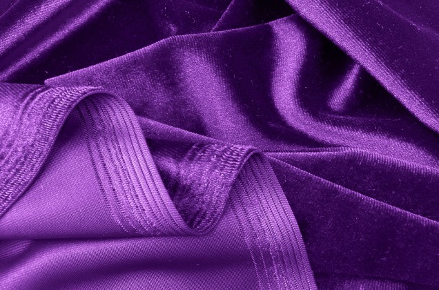 Бархат стрейч, фиолетовый, арт. 23 1