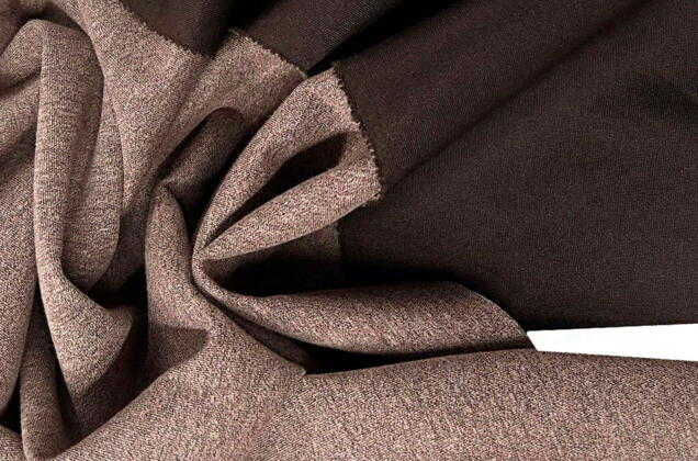 Неопрен с хлопком, меланж серо-коричневый