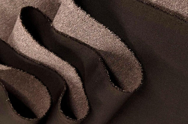 Неопрен с хлопком, меланж серо-коричневый 4