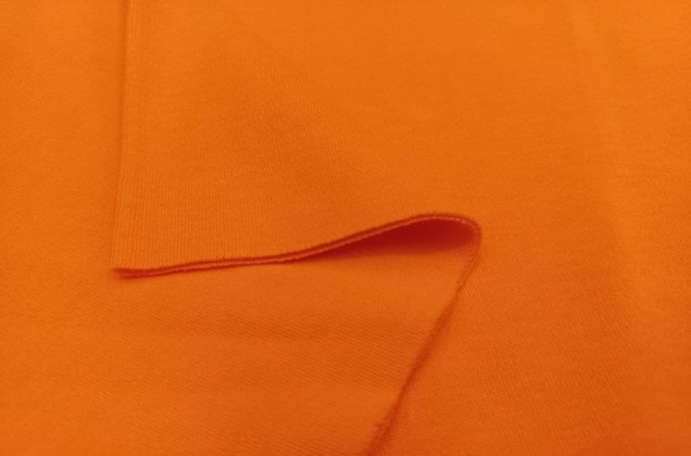 Интерлок, оранжевый цвет 1