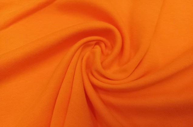 Интерлок, оранжевый цвет 2