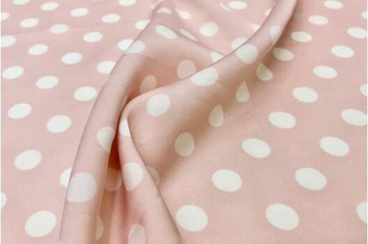 Армани Шелк, горох 1 см, персиковый (АКЦИЯ)