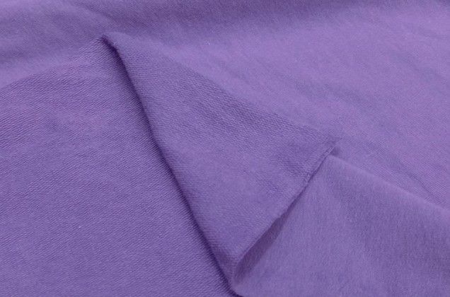 Футер 2-х нитка петля (френч терри), фиолетовый 2