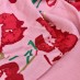 Штапель, Абстрактные цветы на пыльно-розовом