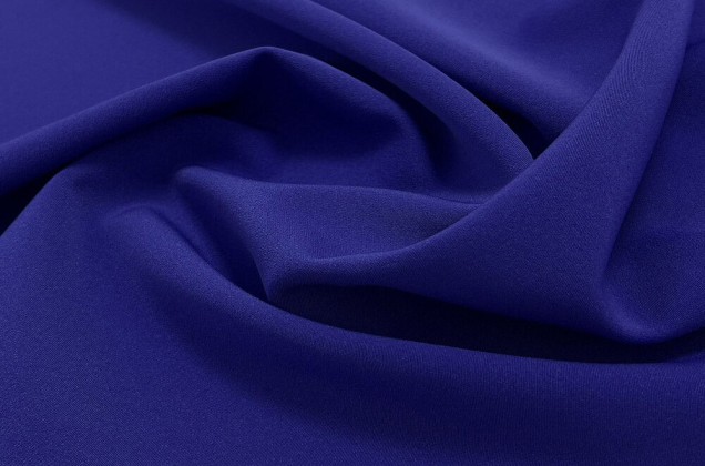 Костюмная ткань Анжелика, сине-фиолетовый 1