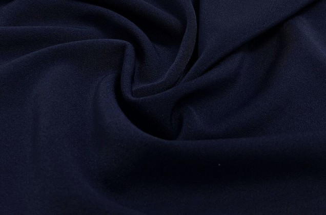 Костюмная ткань Анжелика, полуночно-синий