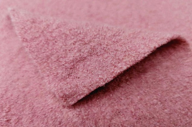 Пальтовая ткань Лоден, темно-розовый 3