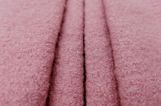 Пальтовая ткань Лоден, темно-розовый 2