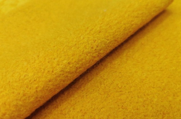 Пальтовая ткань, желтая (ОСТАТОК)
