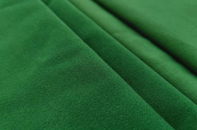 Костюмная ткань Анжелика, зеленый 3