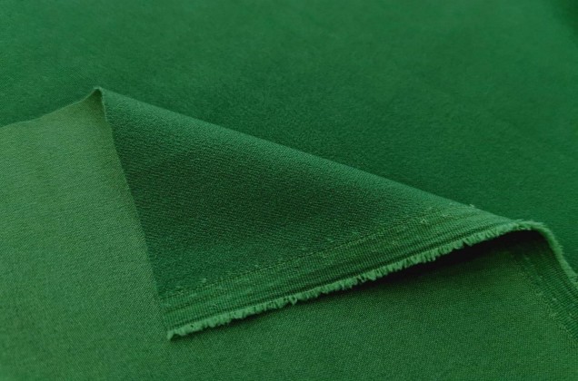 Костюмная ткань Анжелика, зеленый 1