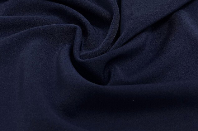 Костюмная ткань Анжелика, темно-синий 1