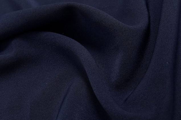 Костюмная ткань Анжелика, темно-синий 3