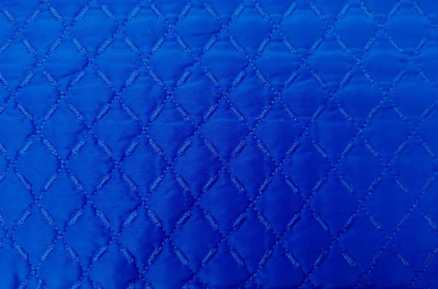 Курточная ткань на синтепоне, синий