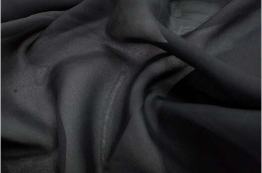 Шифон, черный