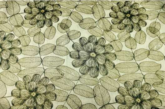 Портьерный Жаккард, Кипарисовые цветы