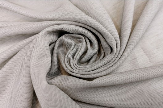 Тюль сетка, серый, с утяжелителем, 330 см, Турция