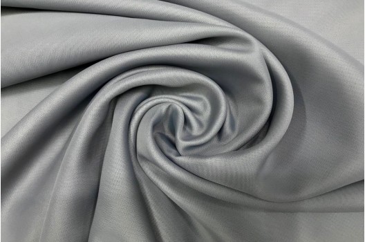 Креп вуаль, серый, с утяжелителем, 290 см, Турция