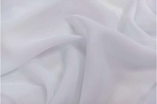 Шифон, белый