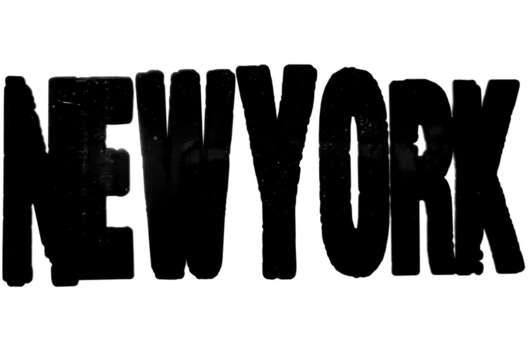 Термонаклейка New York 12х5 см