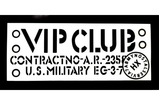 Термонаклейка VIP Club 9,5х20 см