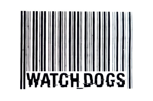 Термонаклейка Watch Dogs на белом фоне 7,5х10 см