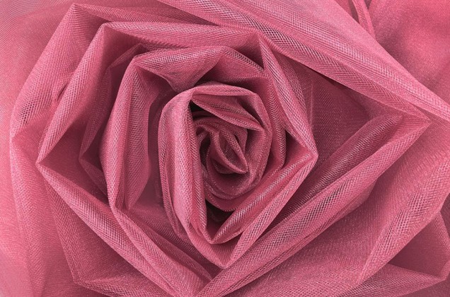 Юбка в пол из фатина. Цвет: Пыльная роза. Длина 100-105 см.