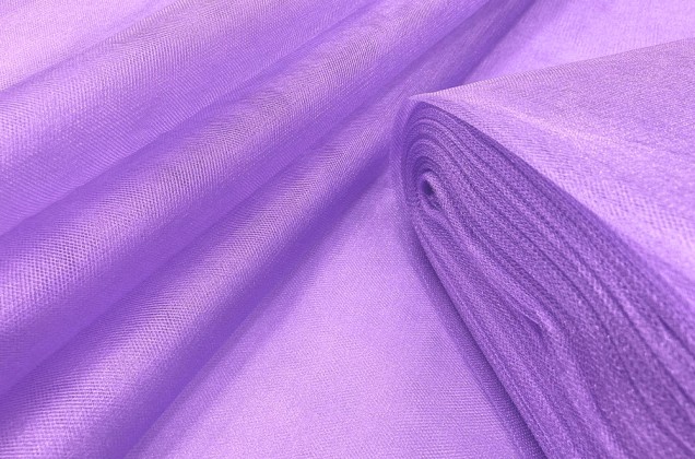 Фатин Kristal, фиолетовый георгин, 300 см., арт. 86 2