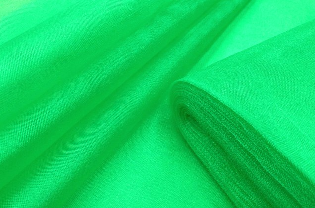 Фатин Kristal, кислотно-зеленый, 300 см., арт. 60 2
