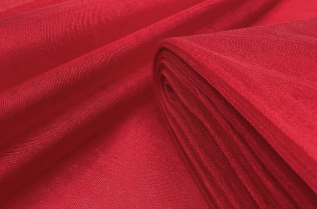Фатин Kristal, красный, 300 см., арт. 53 2