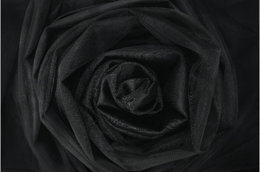 Фатин Kristal, черный, 300 см., арт. 52