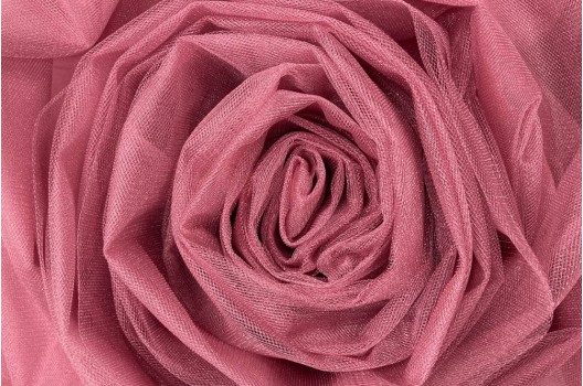 Фатин Kristal, бархатная роза, 300 см., арт. 46