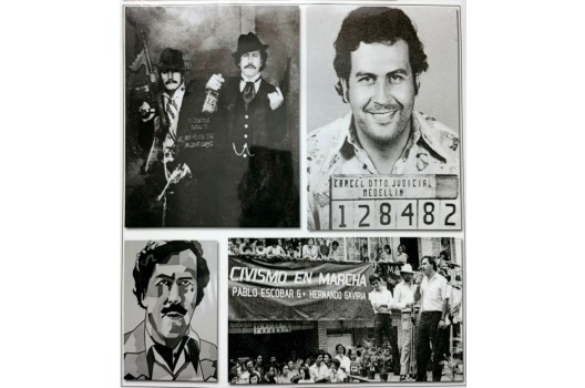 Термонаклейка Pablo Escobar 28х25