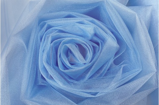 Фатин Kristal, воздушный синий, 300 см., арт. 26