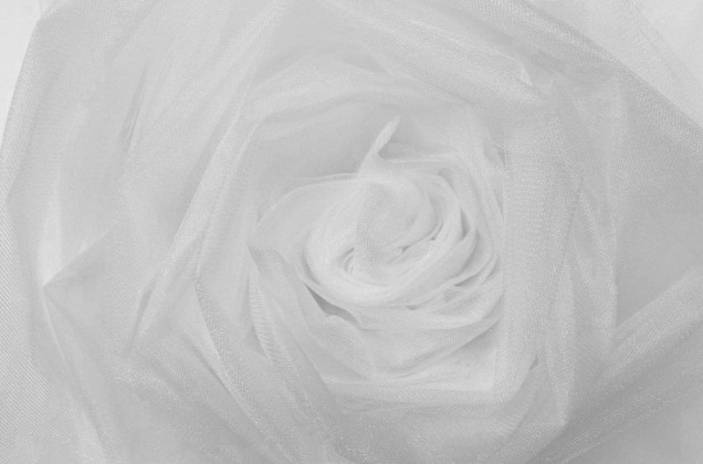 Фатин Kristal, белый, 300 см., арт. 1