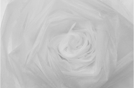 Фатин Kristal, белый, 300 см., арт. 1