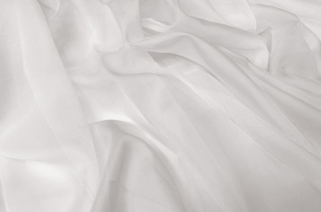 Вуаль белого цвета с утяжелителем, 300 см, Китай 2