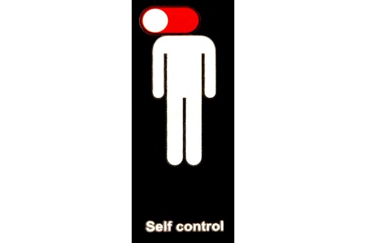 Термонаклейка self control 11х4 см