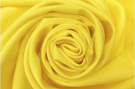 Габардин Фуа [Fuhua] лимонно-желтый, цвет 110