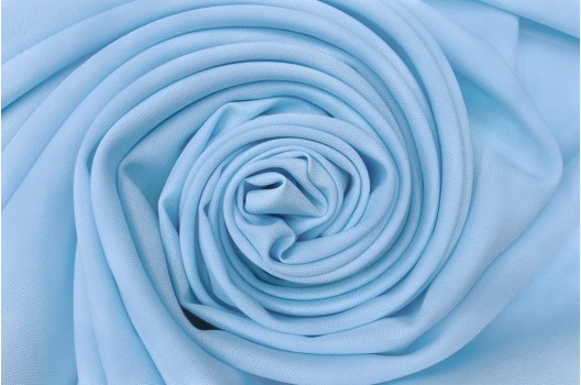 Габардин Фуа [Fuhua] кристально-голубой, цвет 185