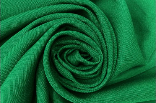Габардин Фуа [Fuhua] насыщенный зеленый, цвет 243