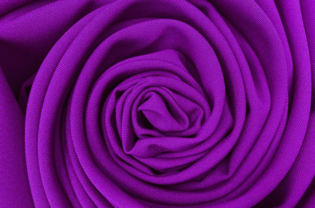 Габардин Фуа [Fuhua] ярко-фиолетовый, цвет 339