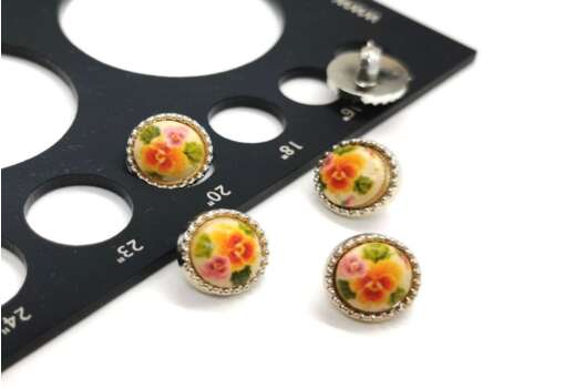 Пуговица пластиковая на ножке, 12.5 мм, К-10