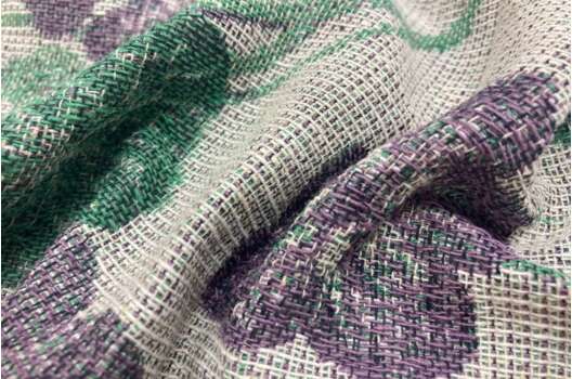 Лен декоративный 16С131, Настурция фиолетовая