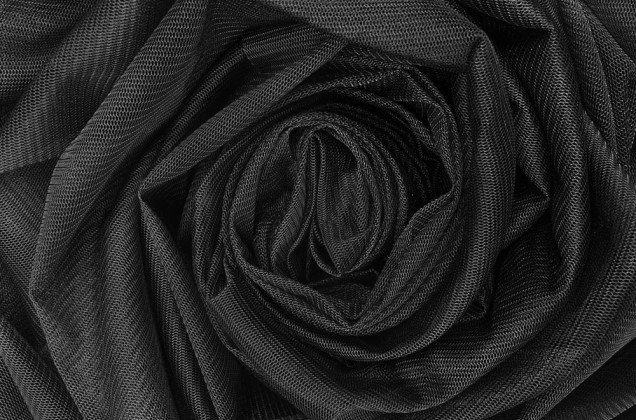 Сетка Esnek, черный цвет, 150 см