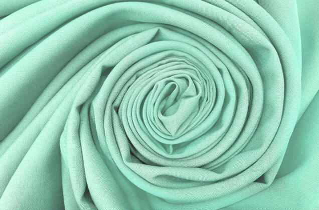 Габардин Фуа [Fuhua] светлая бирюза, цвет 201 (УЦЕНКА)