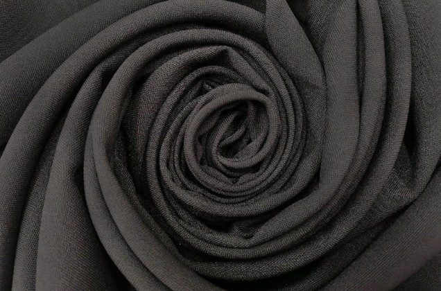 Габардин Фуа [Fuhua] черно-коричневый, цвет 305