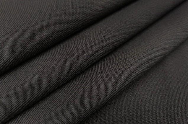 Габардин Фуа [Fuhua] черно-коричневый, цвет 305 1