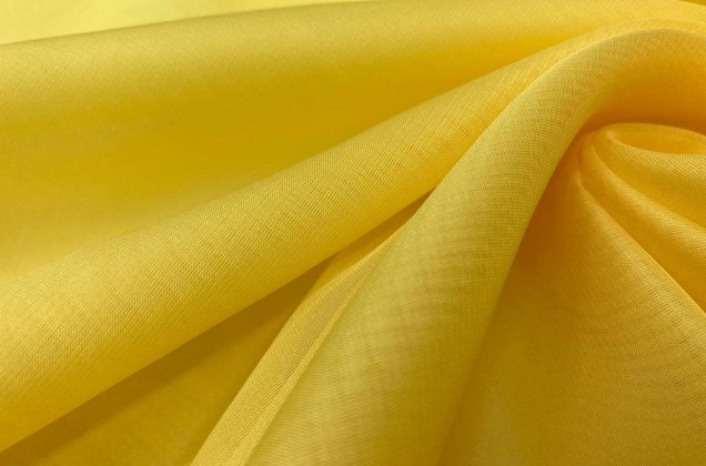 Шифон Винди, цвет лимонно-желтый 2